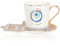 Türkische Kaffeetassen Set Mokkatassen-Set Untertasse, Mokkatassen, Cappuccino, Kaffeeservice mit Untertasse aus Porzellan Kaffeeservice mit Untertasse aus Porzellan