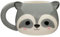 Caribou Living Raccoon Head Novelty 3D Ceramic Mug Cup 600ml for Hot Drinks Tea Coffee Hot Chocolate