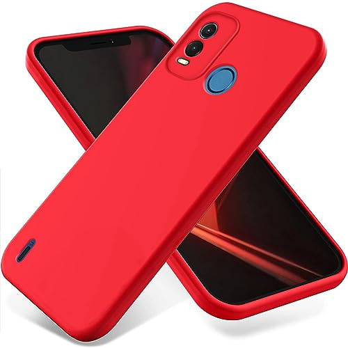 EasyShow Hülle für Nokia G11 Plus Hülle, Nokia G11 Plus Ultra Dünn Hochwertiges flüssiges Silikon Case, rutschfeste Schale, Handyhülle für Nokia G11 Plus Stoßfeste Hülle (Rot)