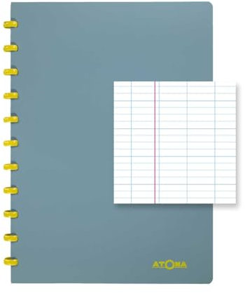ATOMA Notizbuch System - Terra| A4 - blau |Seyes