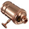 HOMSFOU Retro-lampenfassung Retro-licht Vintage Lampenfassung Retro-hängelampenfassungen Leichte Basis Lampenfassung Aus Porzellan Glühbirne Stecker Kupfer Drehschalter Jahrgang E27