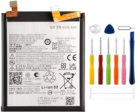 swark Swark NA50 Batteria compatibile con Motorola Edge 30 Pro XT2201-1/Motorola Edge Plus 2022 Batteria sostitutiva con strumenti