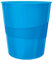 Leitz Papierkorb, 6er Pack, 15 Liter, Kunststoff, Blau, WOW, 52781036