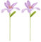 FINGERINSPIRE 2 Stück Handgefertigte Gehäkelte Künstliche Lilienblüten Blumenstrauß Aus Gestrickter Baumwolle Mit Eisendraht Lila Lilien Kunstblumen Häkelstrauß Für Hochzeitsdekoration Blumengeschenk