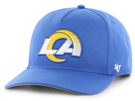 47 NFL Los Angeles Rams Hitch RF Casquette de baseball unisexe, sangle snapback réglable, logo de l'équipe, couleur Montego, Montego, taille unique