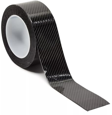 Arespark 6D Black Vinyl Wrap, Self-Adhesive Gloss Tape for Chrome Delete, Car Window Trim, DIY Vinyl Sticker Film. 5cmX700cm