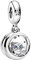 Wedanor Charme Immer an Ihrer Seite Eule Dangle Charms-Anhänger 925 Sterling Silber Charm Bead Pendant für Europäische Armbänder und Halsketten