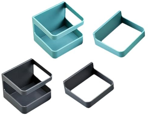 STOBAZA Wandmontierter Regenschirmhalter Kunststoff Mit Wasserablauf Klebstoff Befestigung Kompakter Organizer Für Zuhause Und Büro