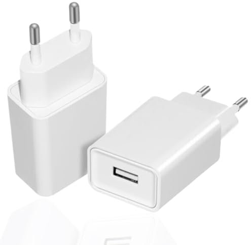 2Pcs Cargador USB C, Enchufe Replacement for Phone, Carga Rapida Tipo C Charger Movil Adaptador Multi Cabezal Corriente, Enchufe Rapido Adaptador Pared Charger