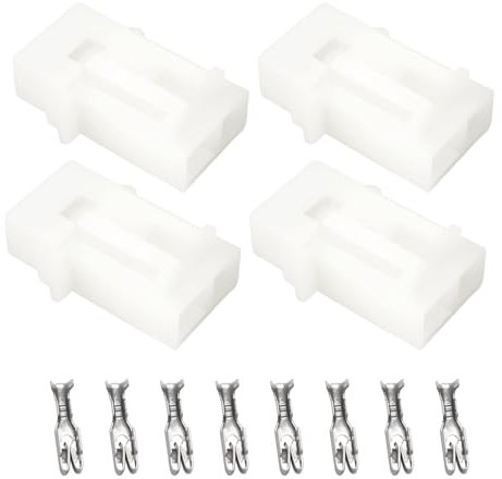 OTOTEC Lot de 4 Mini Porte fusibles à Lame en Ligne pour Voiture Porte fusibles en Ligne avec Bornes à Fusible de Type Lame Adaptés à La Plupart des Voitures Bateaux Camping Cars