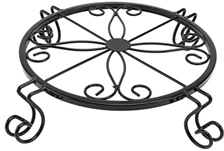 TINEASUR Klassischer Blumentopfständer Aus Eisen Haushaltsdeko Für Indoor Und Outdoor-ornament Pflanzentopfständer Für Sukkulenten Stabil Und Langlebig