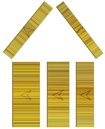 Toicann 23 Gauge Pin Nails Headless Pinner Nails for 23 GA Pneumatic & Electric Pinners or Pin Nailer or Pin Nail Gun, Great for Fine Woodworking & Trim Jobs (1-3/16-10000PCS)