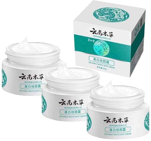 Japanese Melasma Creme, Weiße Fleckencreme, Entfernt Dunkle Flecken und Sommersprossen, Feuchtigkeitsspendende und Reparierende, Fade Melasma Altersflecken Behandlung Gesichtscreme (1, 3 pc)