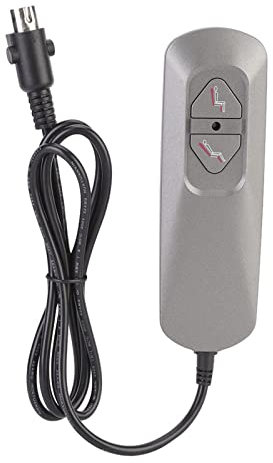 2 Taste 5 PIN Handcontroller, Universal Lift Stuhl Knöpfe Elektrischer Sofa -Controller -Liegesteuerungsschalter Ersatz, Fernbedienung für Stühle Strom, 5 V 1,8 M 1,25 M