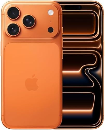 Apple iPhone 17 Pro, 256GB, SIM Global, Cosmic Orange- Unlocked (Renewed)