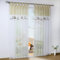 Yujiao Mao Stickerei Eule Druck Voile Vorhange Kinderzimmer Gardine Schal mit Schlaufen 1 Stück BxH 140x225cm Sand