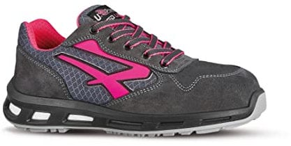 U-Power Red Lion Verok, Scarpe Antinfortunistiche Unisex, Leggere, Flessibili, Anti Perforazione Antiscivolo, con Inserto Infinergy, con Puntale in Alluminio (Pink Rose)