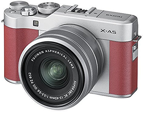 Fujifilm X-A5 Mirrorless fotocamera digitale w/XC15-45mmF3.5-5.6 OIS PZ Lens - Rosa
