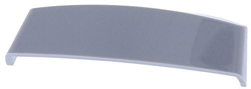 ToniTec Wasserschlitzkappe 45 mm für Fenster verschiedene Farben, Silbergrau (RAL7001)