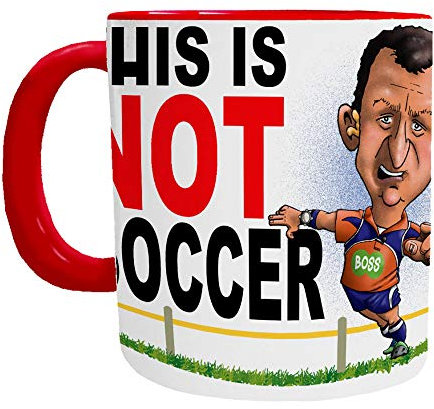 Nigel Owens Mug -This is NOT Soccer - Welsh Rugby Mugbys