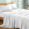 My Home Store Spannbettlaken, weich, hochwertig, 100% ägyptische Baumwolle, Fadendichte 300, Hotelqualität, pflegeleicht, lichtbeständig, Weiß, Super King Size (275 x 310 cm)