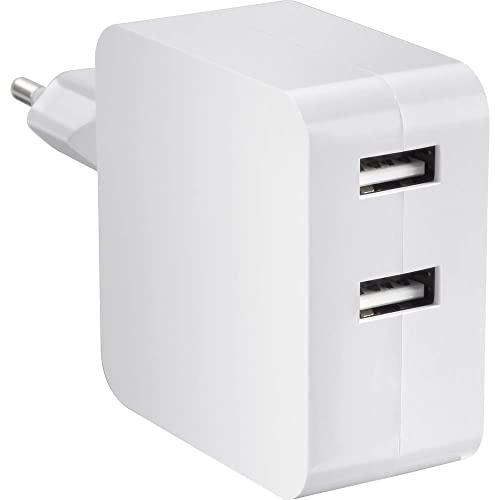 VOLTCRAFT SPS-2400/2+WH-N USB Ladegerät 24 W 2X USB-A Weiß Innenbereich