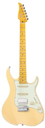 Vola OZ V3 MC E-Gitarre, Erlenkorpus, Ahornhals, Nickelbünde, klassische Elektronik, moderne Komponenten, moderner C-Hals (Vintage Elfenbein)