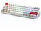 Newmen GM610 Clavier de Jeu mécanique 60% remplaçable à Chaud supplémentaires, rétroéclairé RVB, Touches programmables complètes pour Windows/Mac/Android (Blue Switch)