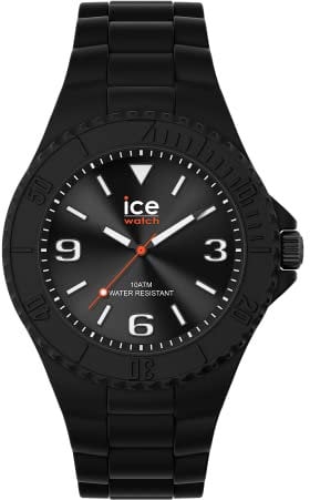 Ice-Watch - ICE generation Black - Schwarze Herrenuhr mit Silikonarmband - 019874 (Large)