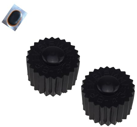 2 Stück Dynamo Aufsteckrolle Antriebsrad für Fahrraddynamo Ø 16 mm inkl. Schlauchflicken