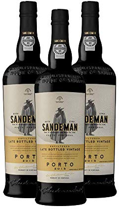 Portwein Sandeman LBV - Dessertwein - 3 Flaschen