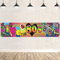 80er Party Dekoration, 80er Party Banner, I Love The 80s Banner, 80er Jahre Dekoration, 80er Jahre Banner, 1980 Party Deko Hintergrund für neon 80er Jahre Geburtstag Party Deko Hip Hop Dekoration