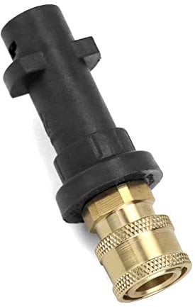 QWORK Hochdruckreiniger Adapter, 1/4 Messing Schnellkupplung, Geeignet für Hochdruckreinigern der Kärcher K-Serie K2, K3, K4, K5, K6, K7