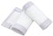TupTam Gitterstäbe Schutz Netz Babybett Nestchen 3D Mesh 2 Pack, Farbe: Weiß/Grau, Größe: ca. 128 x 30 cm (für Babybett 140x70)