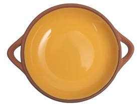 Dexam Sintra Small Glazed Terracotta Tapas Dish - Ochre
