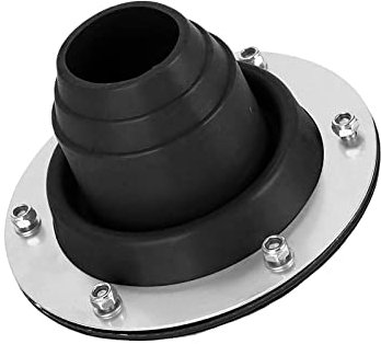 Amagogo Cheminée Tuyau de Poêle Joint, Joint de Tuyau de Cheminée, Cric de Poêle de Tente en Silicone, Tuyau de Botte de Tuyau de Toit de 7,6 cm à 16,5 cm, Raccord de Tuyau de Cheminée