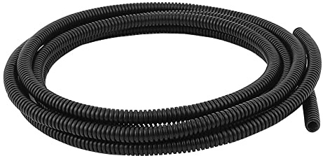 MOCNT Split Loom Wire Auto Split Loom Tubing Wire Conduit Polyethylene Corrugated Flexible Tube Cable Management Sleeve Protection Pipe Cable Tidy Organiser 28mm 10meter