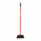 Red Gorilla Poly Yard Broom Red Lightweight Sweeping Brush Indoor Home or Outdoor Garden Building Site Soft Fibre Bristles Durable Compact 1.3m