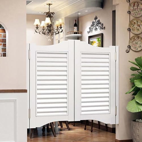 SRHIMEOS Puerta Abatible De Salón W 110cm x H 100cm, Puerta De Vaivén Cocina, Puertas De Café Abatibles, Puertas De Salón para Cocina, Puerta Abatible Madera