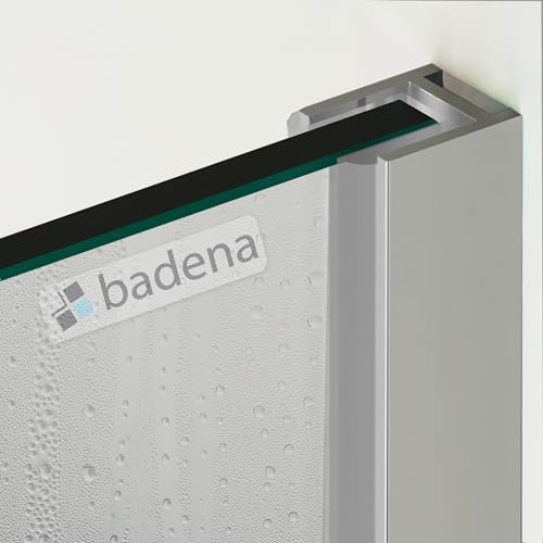 Wandanschlussprofil Dusche 150 cm für 10 mm Glas I Wandprofil Duschwand verchromt I U-Profile Aluminium I U-Profil Dusche Glaswand I Walk in Dusche I Duschwand Halterung