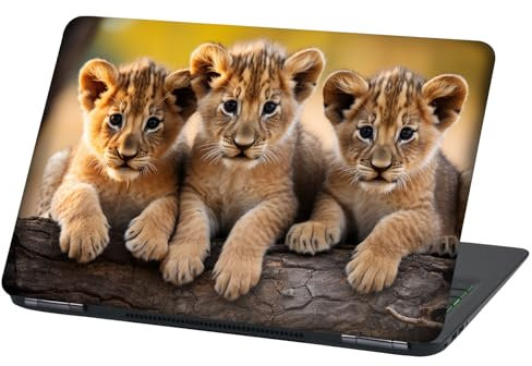 Laptop Folie Cover: Strange Klebefolie Notebook Aufkleber Schutzhülle selbstklebend Vinyl Skin Sticker (13-14 Zoll, LP108 Baby Lion)