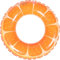 Aufblasbare Schwimmringe Schwimmring Erwachsene Schwimmreifen mit Sommerfruchtmalerei Obst Schwimmring PVC Lampe Pool Kleinkind Strand Sommer Wasser Schwimm Pool Ring (orange)