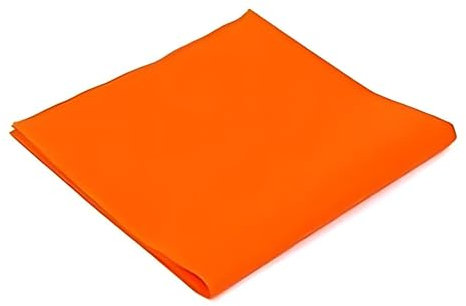 MAQA Lot de 25 nappes en tissu non tissé – 1 x 1 m – Nappe anti-taches, jetable, nappe en papier, rouleau pour fête, nappe Coprimachie pour restaurant, restauration, nappes TNT (Arancio)