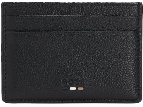 BOSS Ray_S Card N, Titulaire de la Carte Homme, Black1, Taille Unique