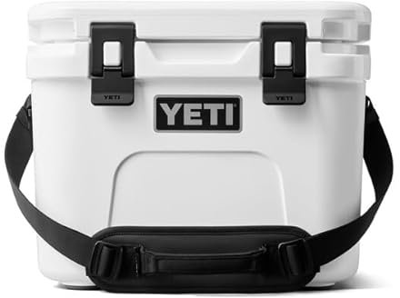 YETI Roadie 15 Cool Box, Insulated Hard Cooler, White
