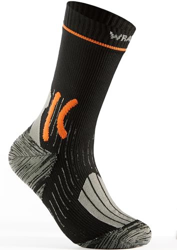 Waterproof Socks Men- Breathable, Comfortable, Warmth, 3-Layer Design for Running, Hiking, Cycling - Ideal for Outdoor Adventures in Wet Conditions