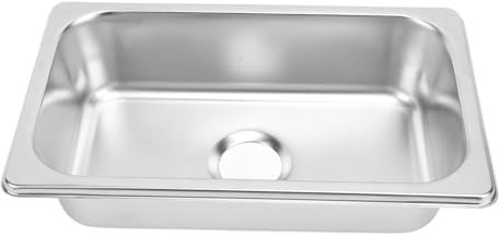Barspüle aus 304-Edelstahl, 10,43 X 6,38 X 2,56 Zoll, Drop-in-Küche, Wohnmobilspüle mit 1,6-Zoll-Abfluss, Eingebettete Einbauküche, Wohnmobil, Wohnmobil, Spüle Zum