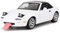 imtfzct 1/32 Mazda Miata MX-5 Alloy Modellauto, Pullback Spielzeugauto mit Licht und Sound, abnehmbares Verdeck, Sammlermodell, Geschenke für Kinder von 4-7 Jahren (Weiß)