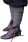 Burgschneider - Wollwadenwickel Aki - Dunkelgrau (Standard, Unisex, Wolle) Historisch - Early Medieval, Viking