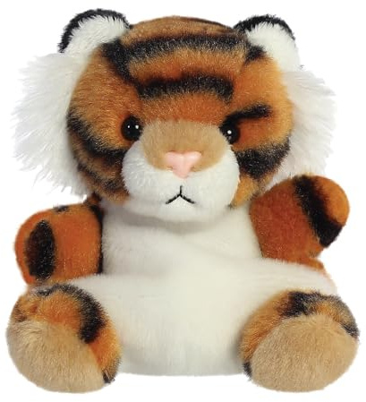 Aurora, 33524 Palm Pals Indy Tiger, 12,7 cm, Plüschtier, Orange & Schwarz